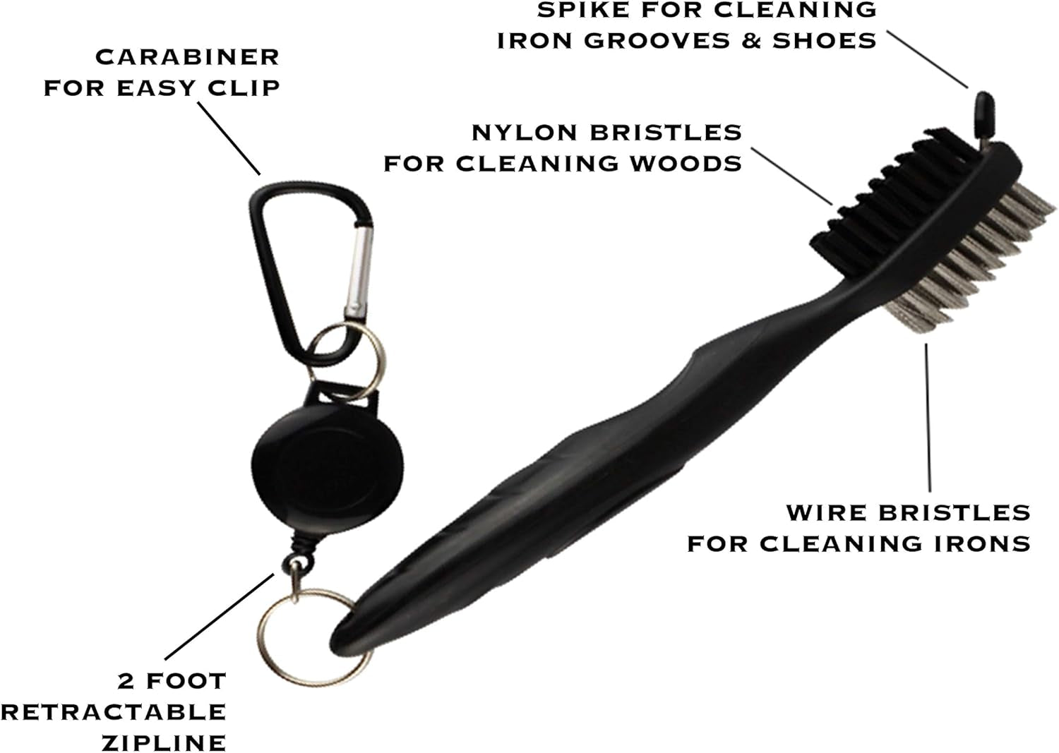 Golf Accessories Gift Set - Golf Towel, Golf Club Brush with Groove Cleaner, Foldable Divot Repair Tool with Ball Marker, Golf Ball Marker and Golf Tee Holder - Golf Club Cleaning Kit